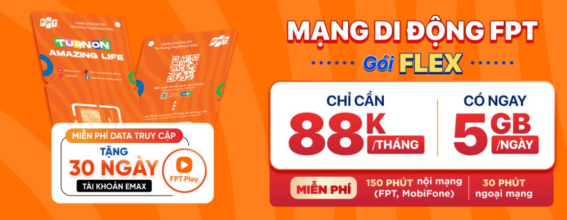 Mạng di động FPT gói Flex