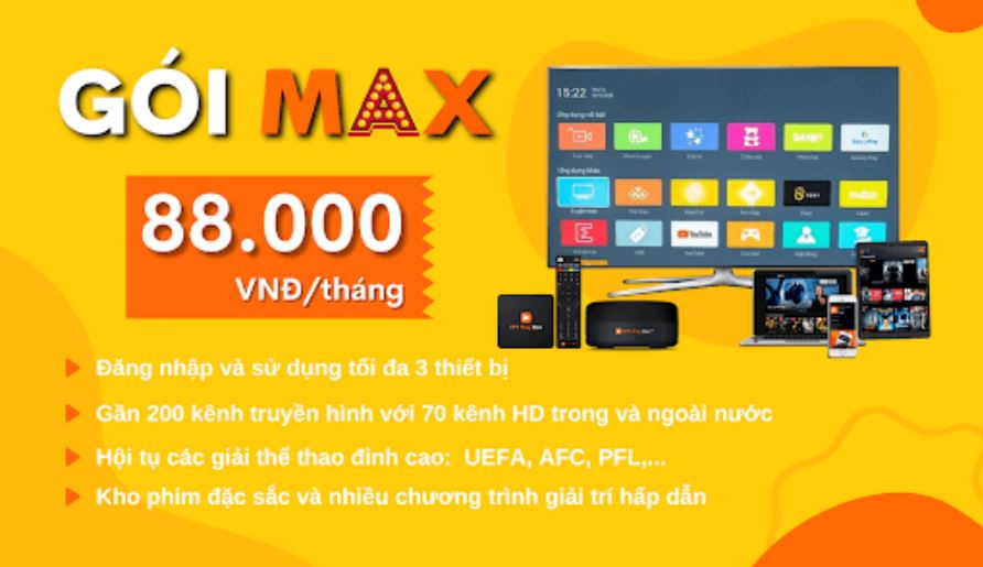 Gói max fpt play
